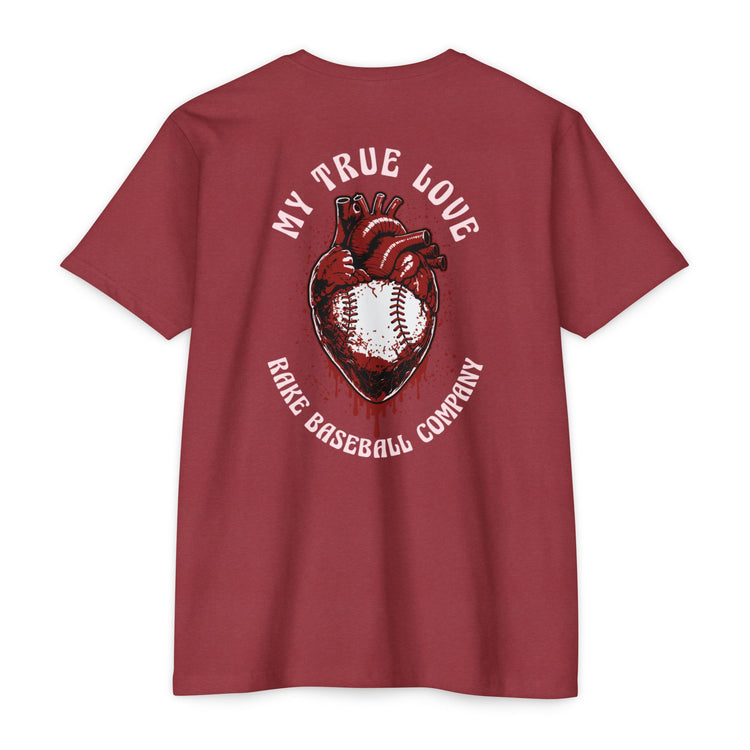 My True Love Baseball Tee - Rake Baseball Company - RAKE BASEBALL | BASEBALL T-SHIRT | BASEBALL CLOTHING | GOOD VIBES ONLY