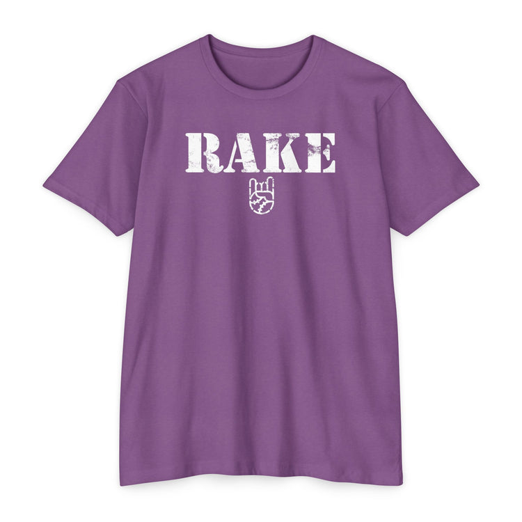 Rake Stencil Tee - Rake Baseball Company - RAKE BASEBALL | BASEBALL T-SHIRT | BASEBALL CLOTHING | GOOD VIBES ONLY