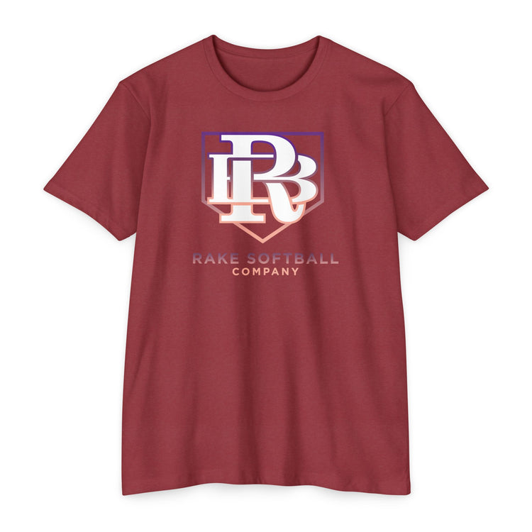 RB Homeplate Softball Tee - Rake Baseball Company - RAKE BASEBALL | BASEBALL T-SHIRT | BASEBALL CLOTHING | GOOD VIBES ONLY