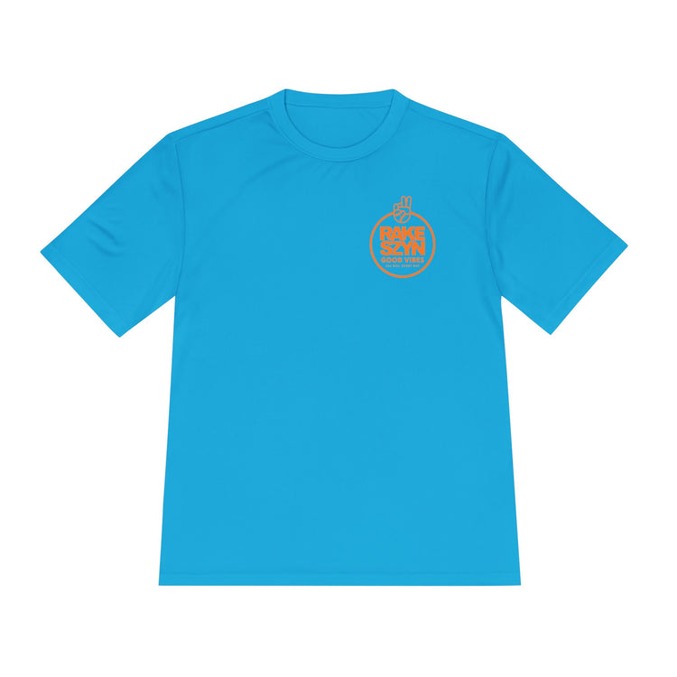 Rake SZYN Dry Fit Tee - Rake Baseball Company - RAKE BASEBALL | BASEBALL T-SHIRT | BASEBALL CLOTHING | GOOD VIBES ONLY