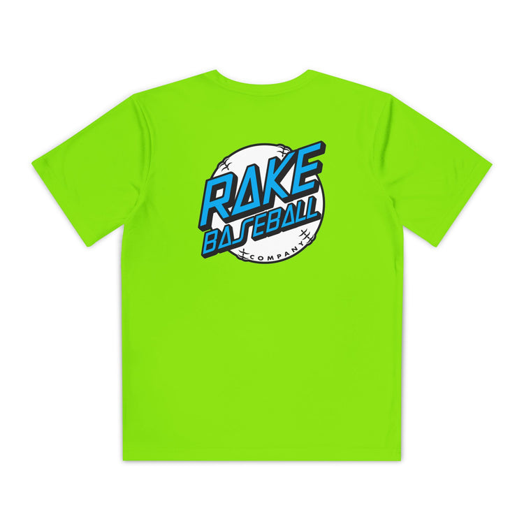 Kids Rake Dot Dry Fit Tee - Rake Baseball Company - RAKE BASEBALL | BASEBALL T-SHIRT | BASEBALL CLOTHING | GOOD VIBES ONLY