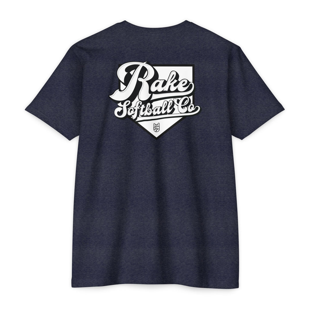 Rake Softball Co. Tee - Rake Baseball Company - RAKE BASEBALL | BASEBALL T-SHIRT | BASEBALL CLOTHING | GOOD VIBES ONLY