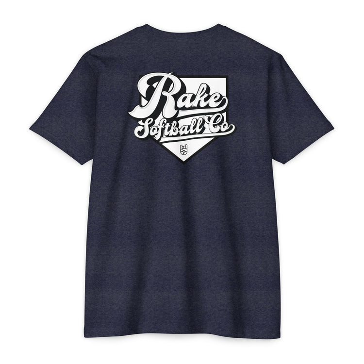 Rake Softball Co. Tee - Rake Baseball Company - RAKE BASEBALL | BASEBALL T-SHIRT | BASEBALL CLOTHING | GOOD VIBES ONLY
