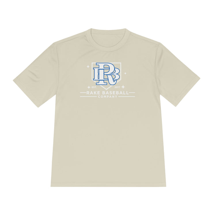 Rake Baseball Homeplate Tee Dry Fit Tee - Rake Baseball Company - RAKE BASEBALL | BASEBALL T-SHIRT | BASEBALL CLOTHING | GOOD VIBES ONLY