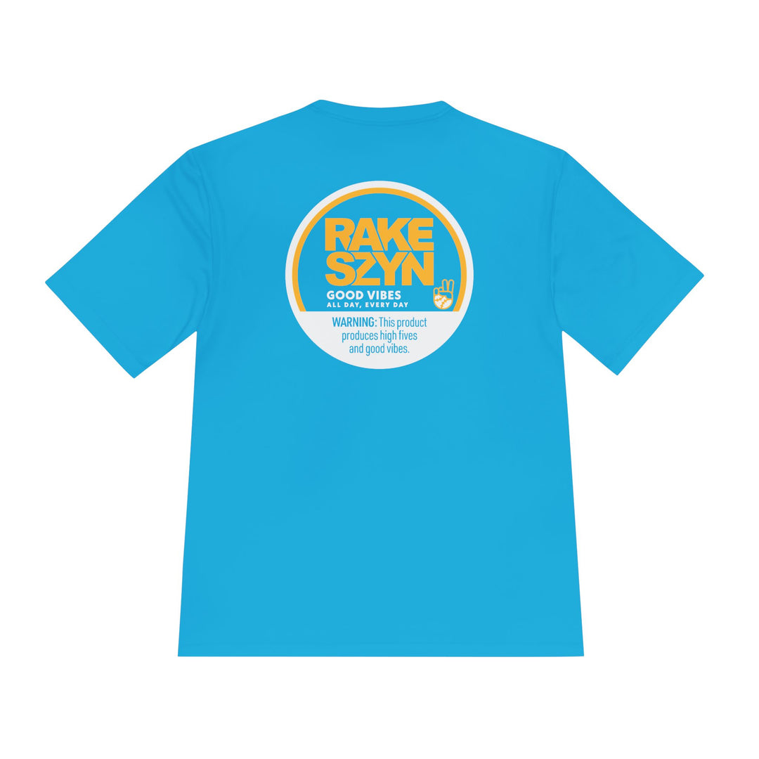 Rake SZYN Dry Fit Tee - Rake Baseball Company - RAKE BASEBALL | BASEBALL T-SHIRT | BASEBALL CLOTHING | GOOD VIBES ONLY