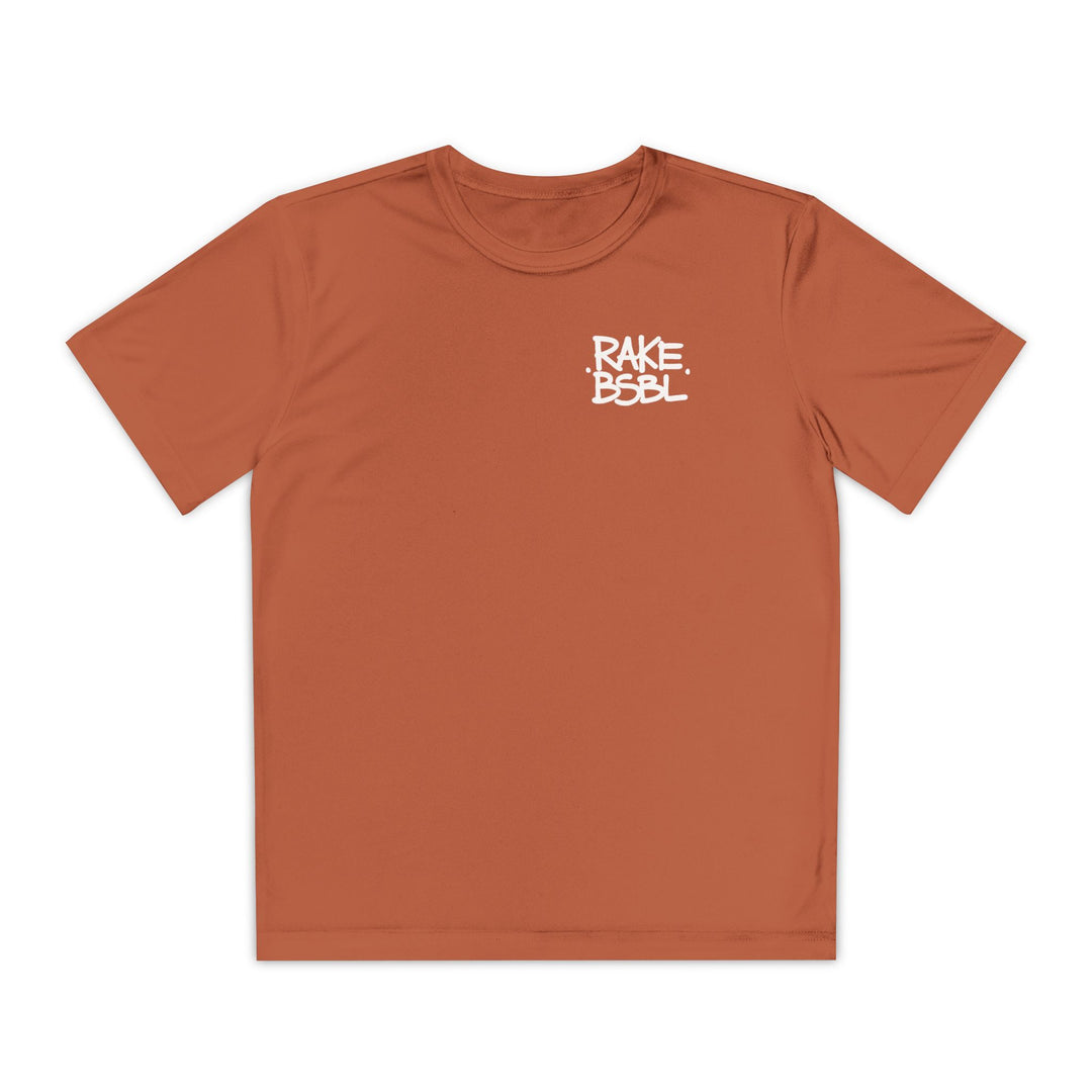 Kids Positive Mental Attitude Dry Fit Tee - Rake Baseball Company - RAKE BASEBALL | BASEBALL T-SHIRT | BASEBALL CLOTHING | GOOD VIBES ONLY