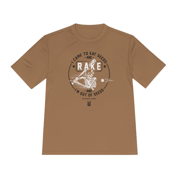 Rake Seed Dry Fit Tee - Rake Baseball Company - RAKE BASEBALL | BASEBALL T-SHIRT | BASEBALL CLOTHING | GOOD VIBES ONLY