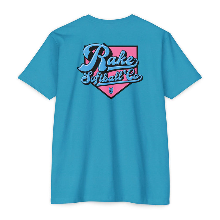 Rake Softball Co. Tee - Rake Baseball Company - RAKE BASEBALL | BASEBALL T-SHIRT | BASEBALL CLOTHING | GOOD VIBES ONLY