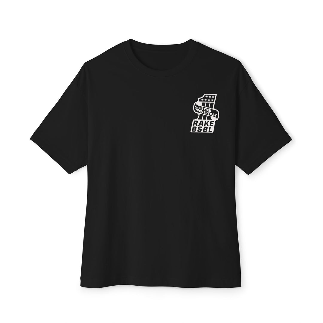 One Percent Better Oversized Tee