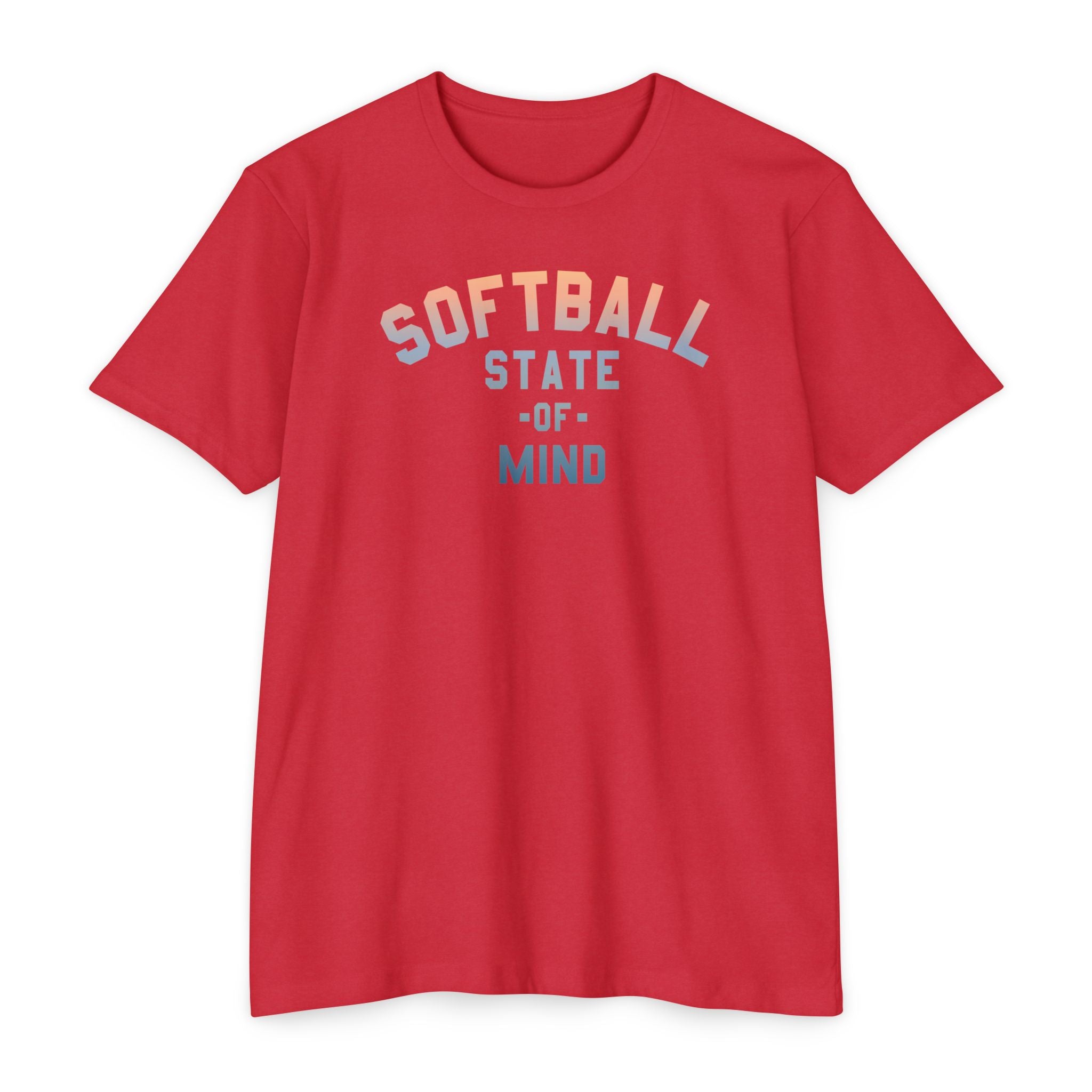 Softball State Of Mind Tee - Rake Baseball Company - RAKE BASEBALL | BASEBALL T-SHIRT | BASEBALL CLOTHING | GOOD VIBES ONLY