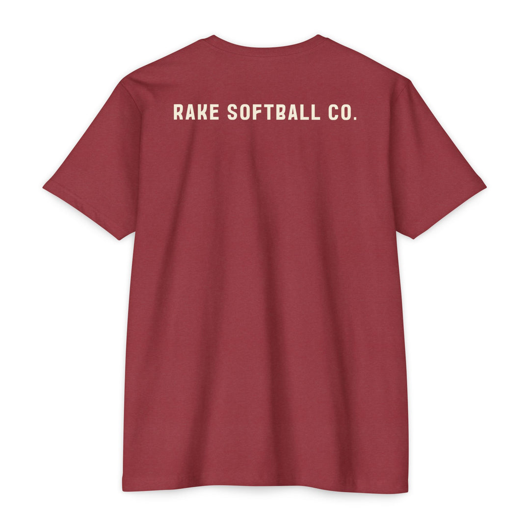 Built to Rake Softball Tee - Rake Baseball Company - RAKE BASEBALL | BASEBALL T-SHIRT | BASEBALL CLOTHING | GOOD VIBES ONLY