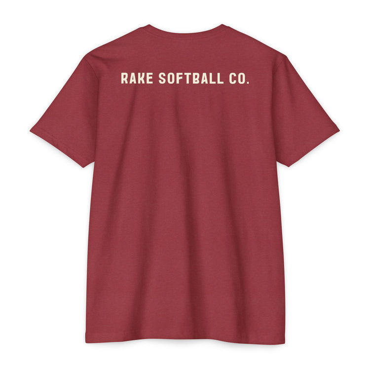 Built to Rake Softball Tee - Rake Baseball Company - RAKE BASEBALL | BASEBALL T-SHIRT | BASEBALL CLOTHING | GOOD VIBES ONLY