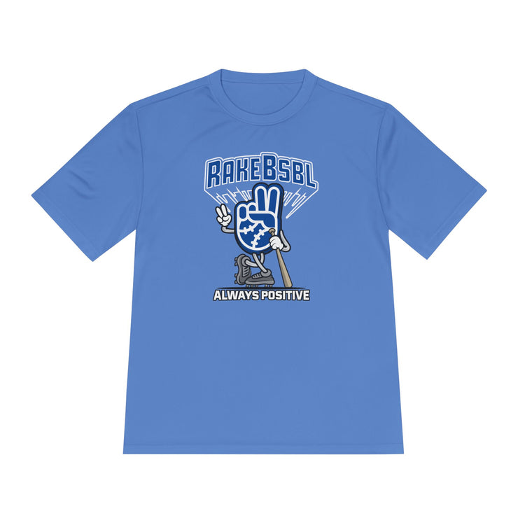 Always Positive Vibes Dry Fit Tee - Rake Baseball Company - RAKE BASEBALL | BASEBALL T-SHIRT | BASEBALL CLOTHING | GOOD VIBES ONLY