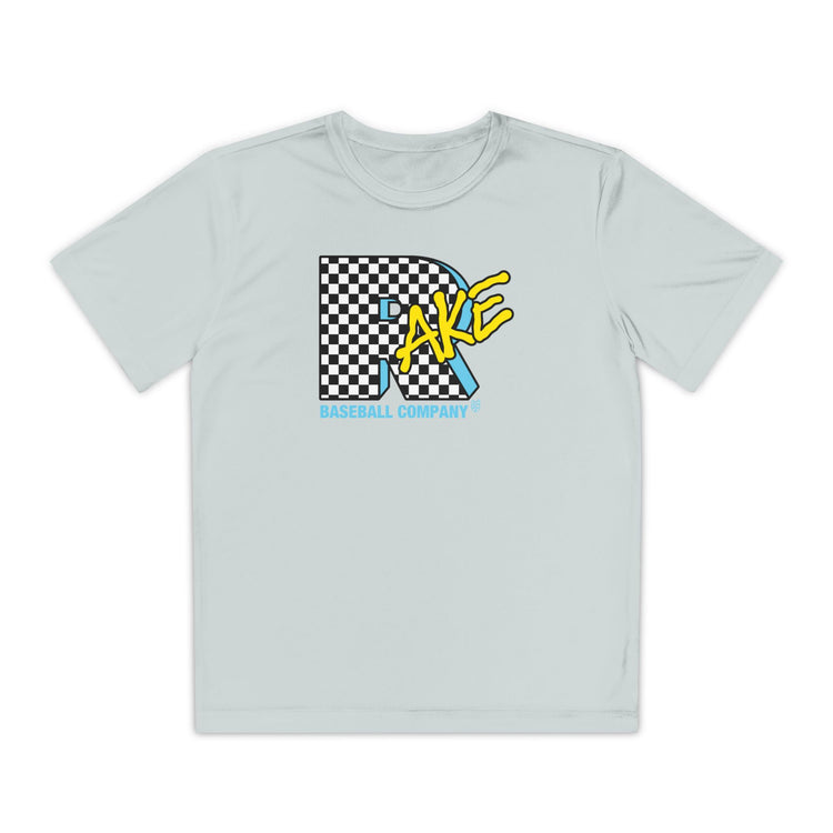 Kids Rake TV Dry Fit Tee - Rake Baseball Company - RAKE BASEBALL | BASEBALL T-SHIRT | BASEBALL CLOTHING | GOOD VIBES ONLY