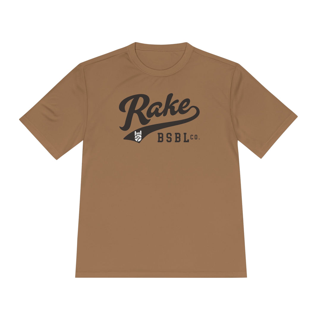 Rake Script Dry Fit Tee - Rake Baseball Company - RAKE BASEBALL | BASEBALL T-SHIRT | BASEBALL CLOTHING | GOOD VIBES ONLY