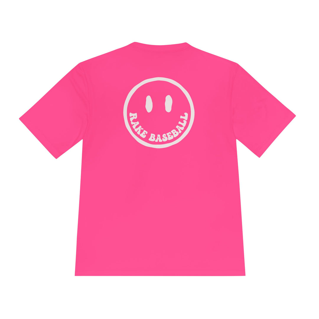 Rake Smile Dry Fit Tee - Rake Baseball Company - RAKE BASEBALL | BASEBALL T-SHIRT | BASEBALL CLOTHING | GOOD VIBES ONLY