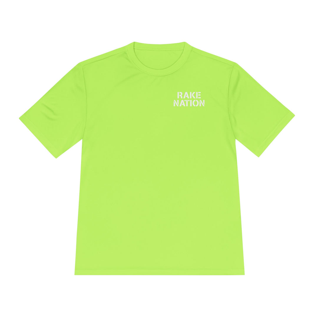 Rake Nation Dry Fit Tee - Rake Baseball Company - RAKE BASEBALL | BASEBALL T-SHIRT | BASEBALL CLOTHING | GOOD VIBES ONLY