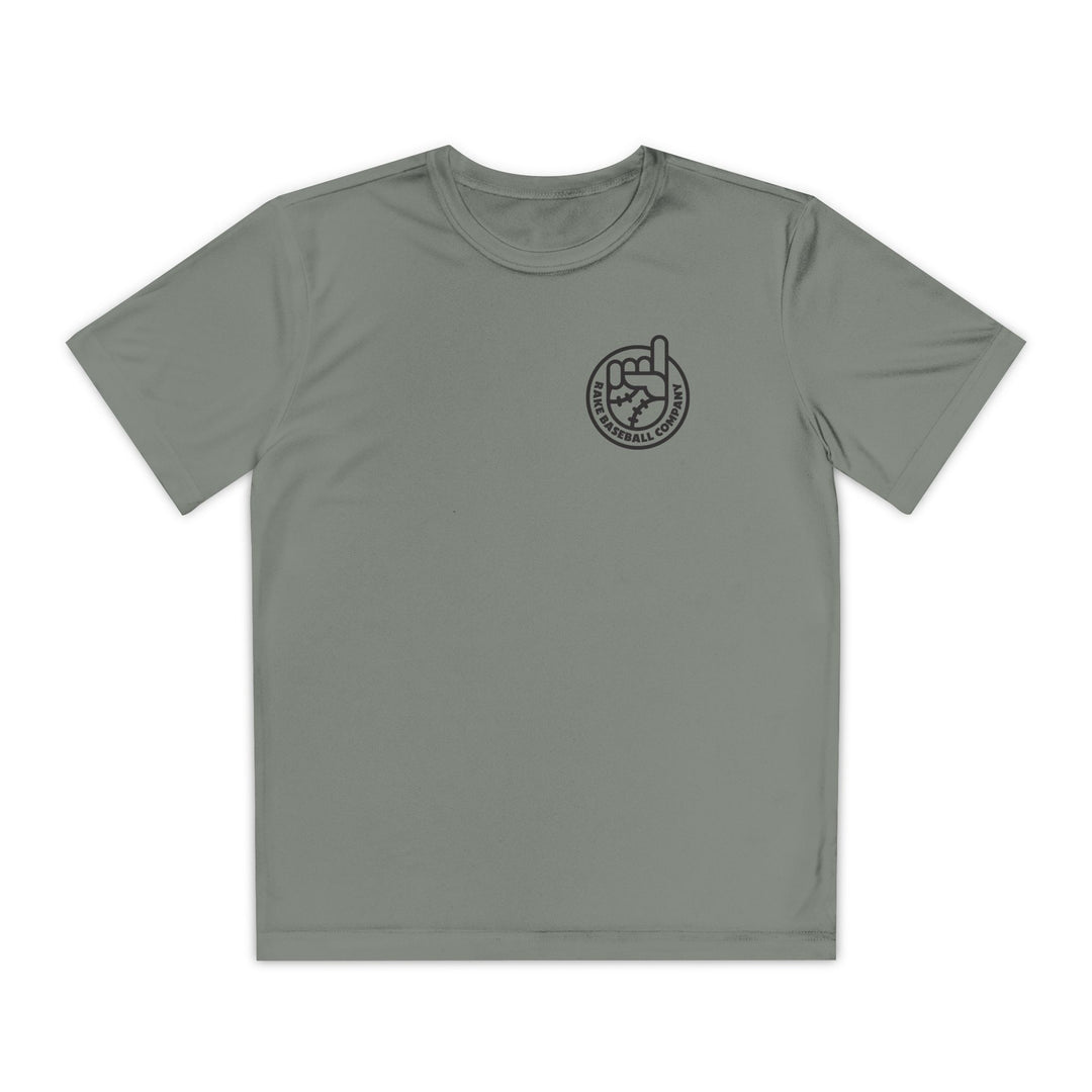 Kids One Day or Day One Dry Fit Tee - Rake Baseball Company - RAKE BASEBALL | BASEBALL T-SHIRT | BASEBALL CLOTHING | GOOD VIBES ONLY