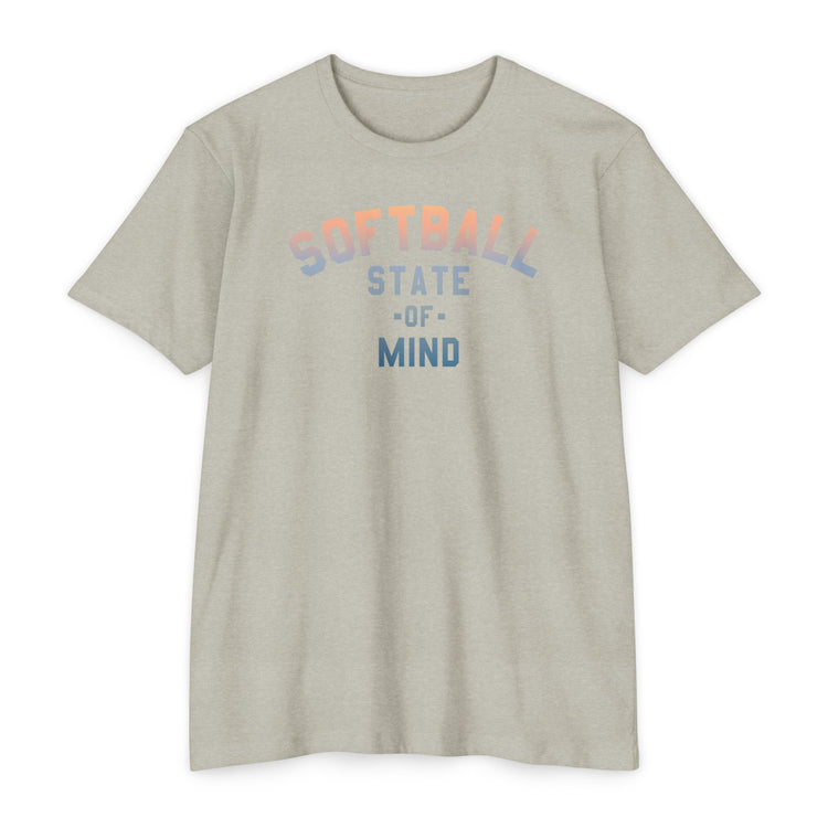 Softball State Of Mind Tee - Rake Baseball Company - RAKE BASEBALL | BASEBALL T-SHIRT | BASEBALL CLOTHING | GOOD VIBES ONLY