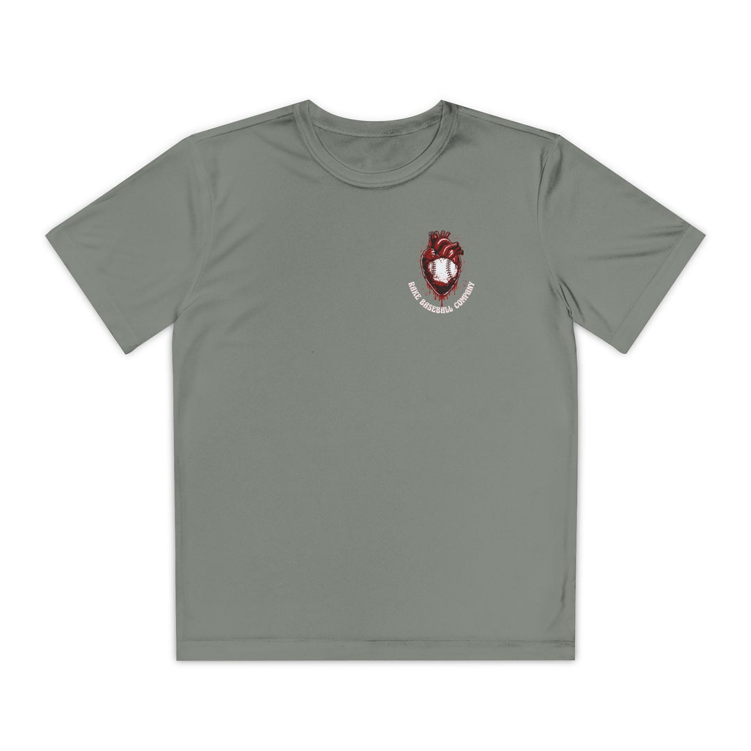 Kids My True Love Baseball Dry Fit Tee - Rake Baseball Company - RAKE BASEBALL | BASEBALL T-SHIRT | BASEBALL CLOTHING | GOOD VIBES ONLY