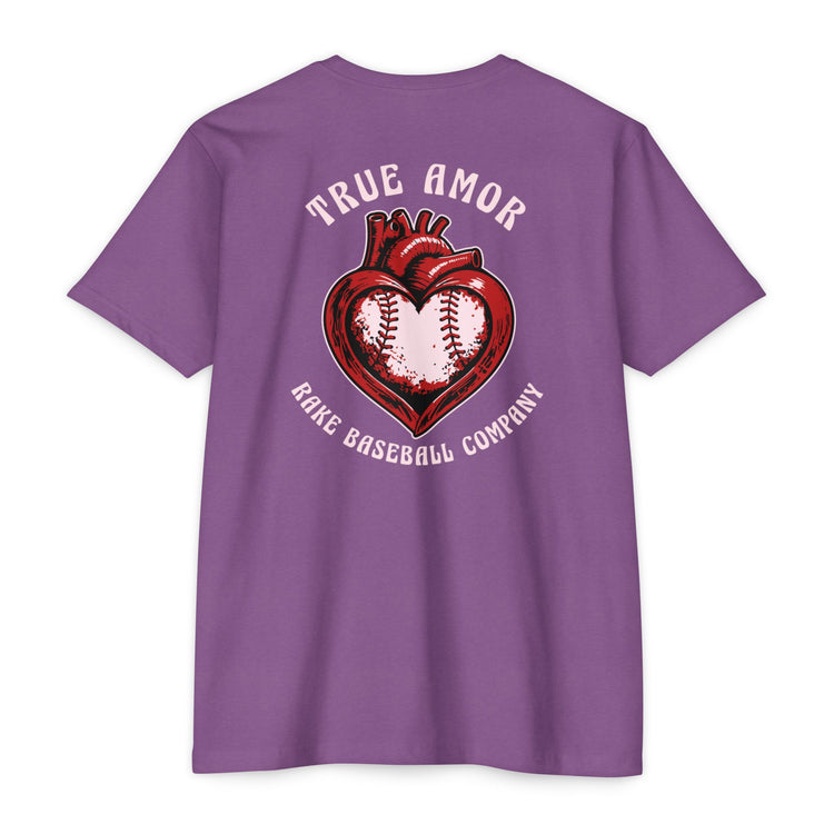 True Amor Baseball Tee - Rake Baseball Company - RAKE BASEBALL | BASEBALL T-SHIRT | BASEBALL CLOTHING | GOOD VIBES ONLY