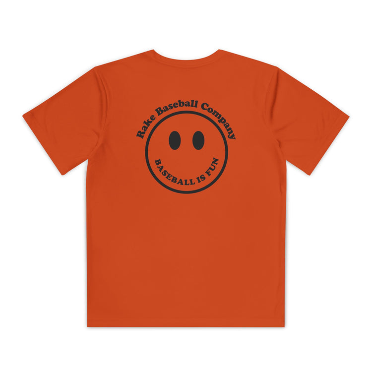 Kids Baseball Is Fun Dry Fit Tee - Rake Baseball Company - RAKE BASEBALL | BASEBALL T-SHIRT | BASEBALL CLOTHING | GOOD VIBES ONLY