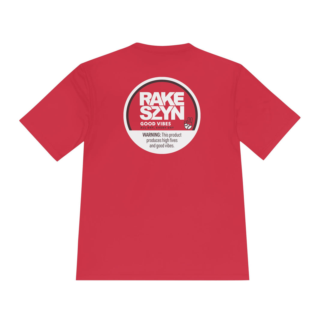 Rake SZYN Dry Fit Tee - Rake Baseball Company - RAKE BASEBALL | BASEBALL T-SHIRT | BASEBALL CLOTHING | GOOD VIBES ONLY