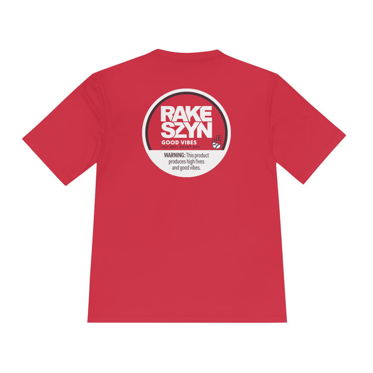 Rake SZYN Dry Fit Tee - Rake Baseball Company - RAKE BASEBALL | BASEBALL T-SHIRT | BASEBALL CLOTHING | GOOD VIBES ONLY
