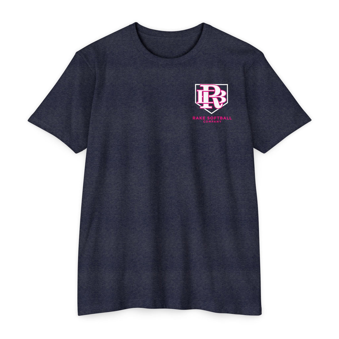 RB Homeplate Softball Tee - Rake Baseball Company - RAKE BASEBALL | BASEBALL T-SHIRT | BASEBALL CLOTHING | GOOD VIBES ONLY