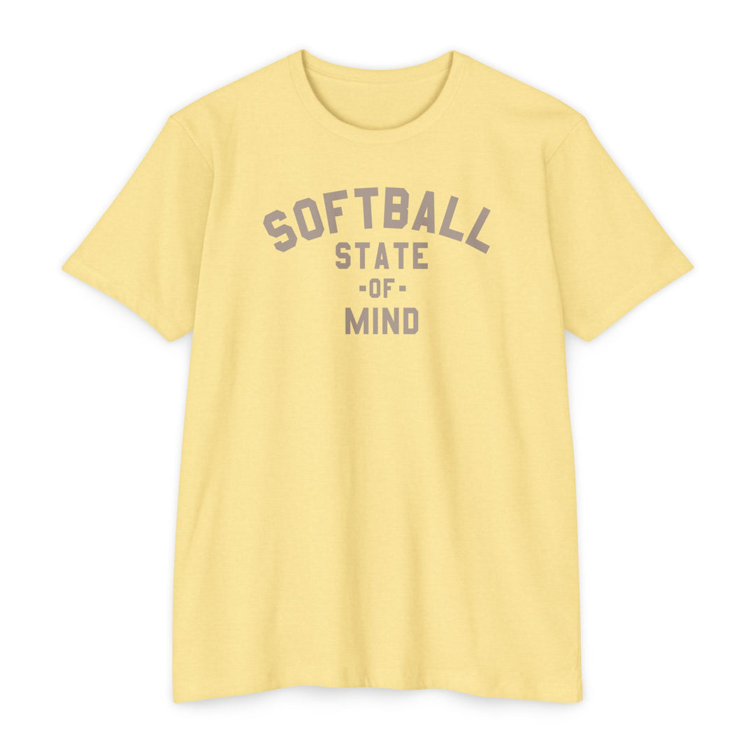 Softball State Of Mind Tee - Rake Baseball Company - RAKE BASEBALL | BASEBALL T-SHIRT | BASEBALL CLOTHING | GOOD VIBES ONLY