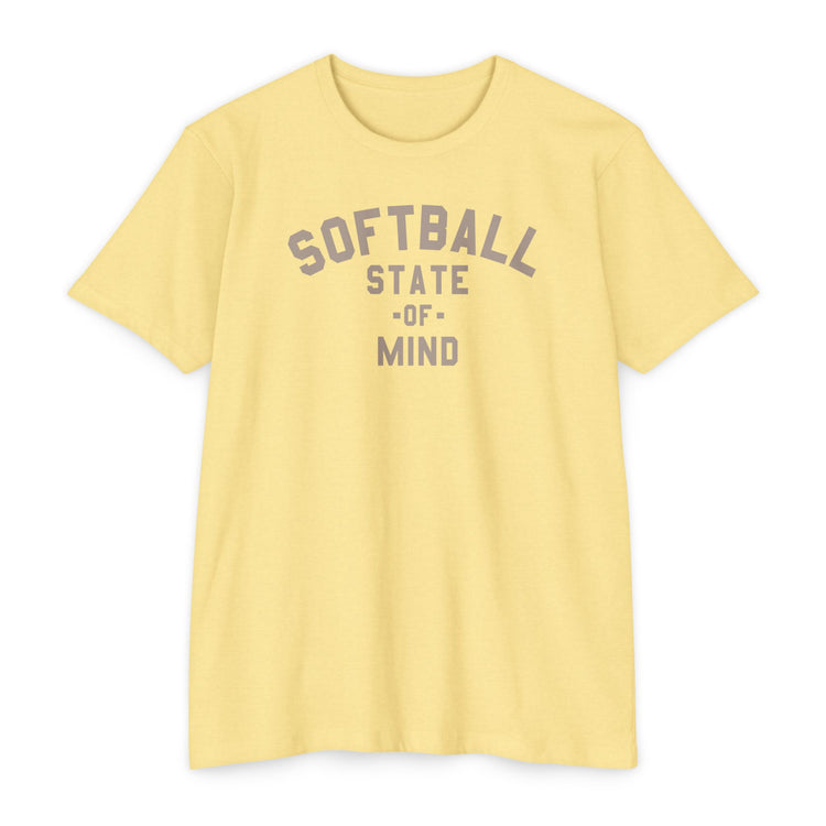Softball State Of Mind Tee - Rake Baseball Company - RAKE BASEBALL | BASEBALL T-SHIRT | BASEBALL CLOTHING | GOOD VIBES ONLY