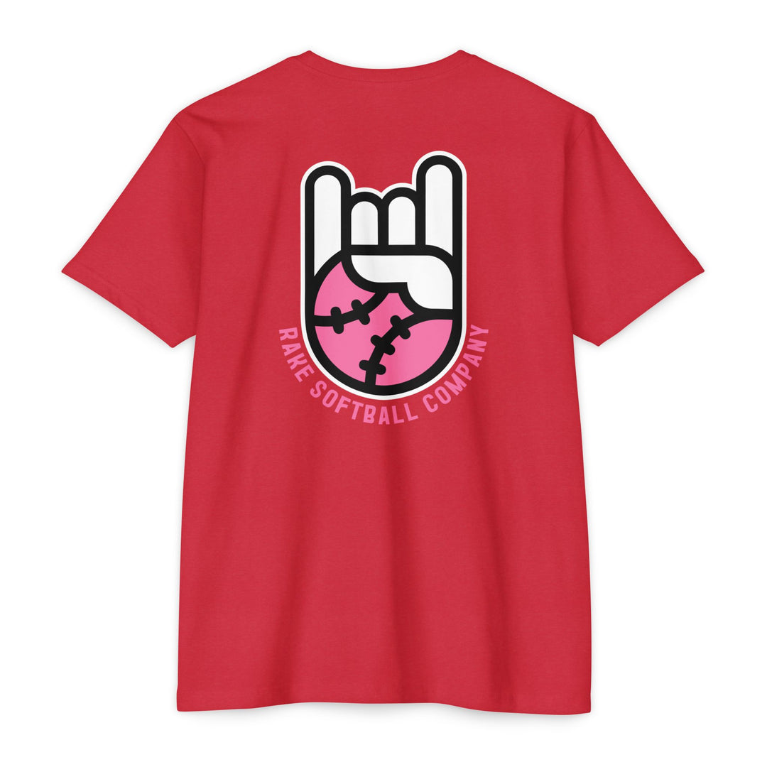 Rake Softball Company Tee - Rake Baseball Company - RAKE BASEBALL | BASEBALL T-SHIRT | BASEBALL CLOTHING | GOOD VIBES ONLY