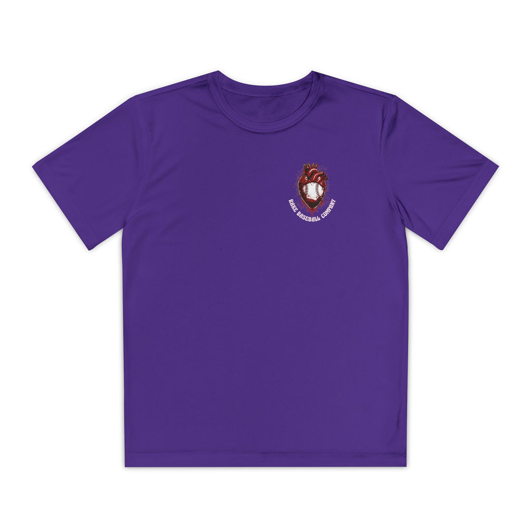 Kids My True Love Baseball Dry Fit Tee - Rake Baseball Company - RAKE BASEBALL | BASEBALL T-SHIRT | BASEBALL CLOTHING | GOOD VIBES ONLY