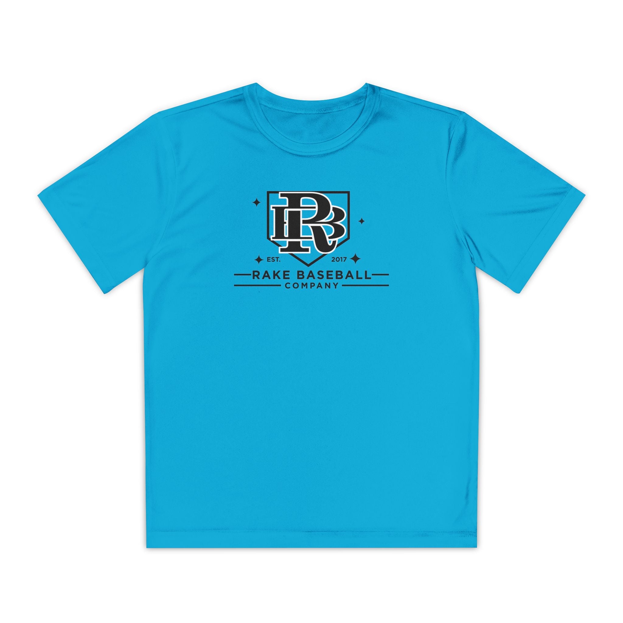 Kids Rake Baseball Homeplate Tee Dry Fit Tee - Rake Baseball Company - RAKE BASEBALL | BASEBALL T-SHIRT | BASEBALL CLOTHING | GOOD VIBES ONLY