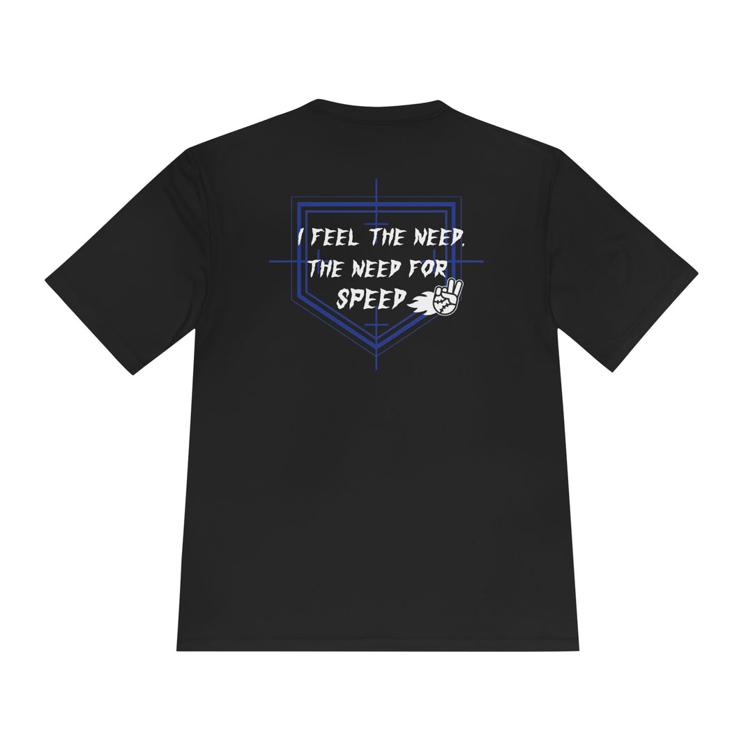 Rake Need For Speed Tee Dry Fit Tee - Rake Baseball Company - RAKE BASEBALL | BASEBALL T-SHIRT | BASEBALL CLOTHING | GOOD VIBES ONLY