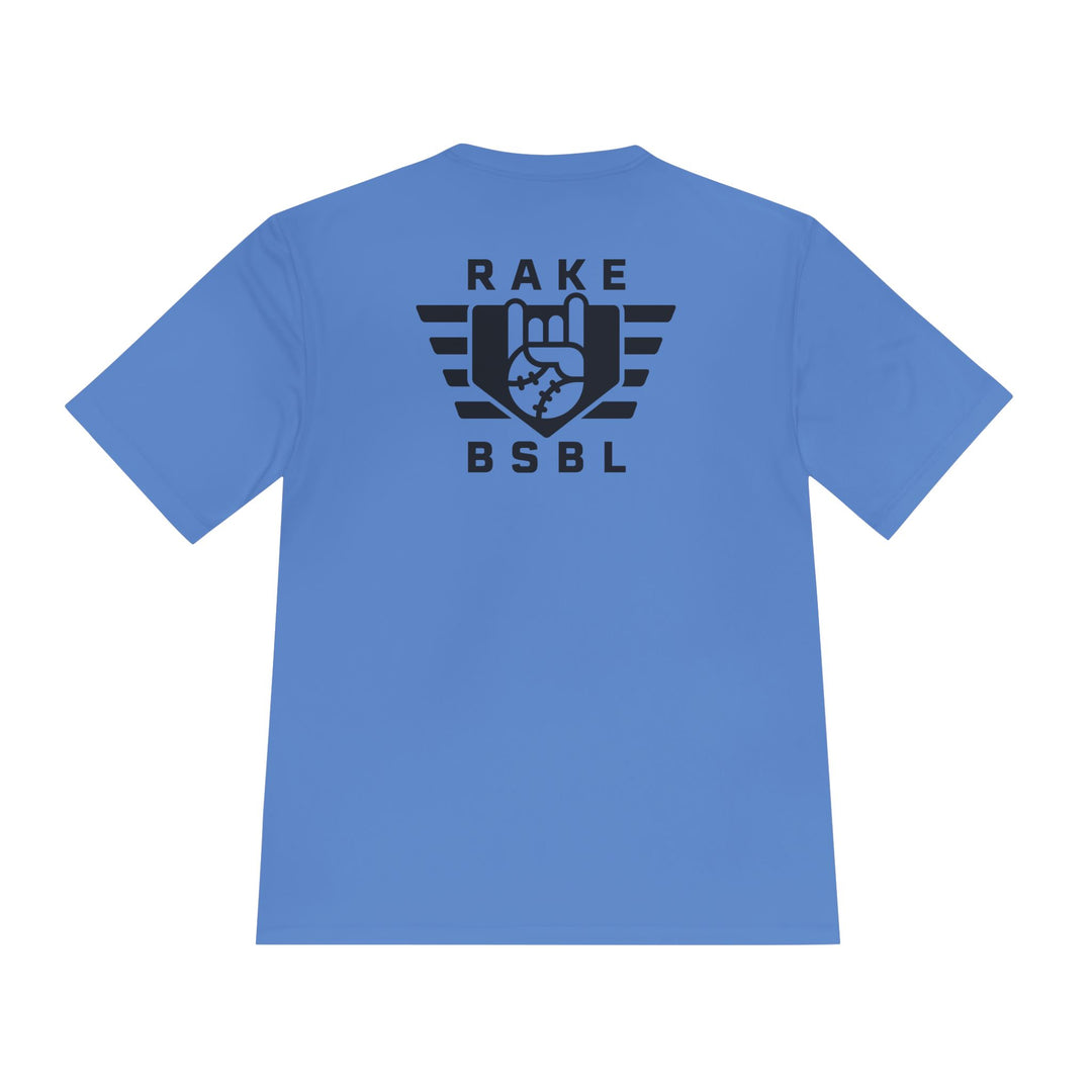 Rake Flag Dry Fit Tee - Rake Baseball Company - RAKE BASEBALL | BASEBALL T-SHIRT | BASEBALL CLOTHING | GOOD VIBES ONLY