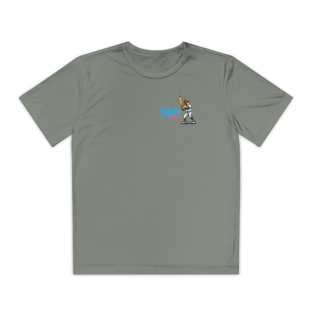 Kids Party Animals Inspired Dry Fit Tee - Rake Baseball Company - RAKE BASEBALL | BASEBALL T-SHIRT | BASEBALL CLOTHING | GOOD VIBES ONLY
