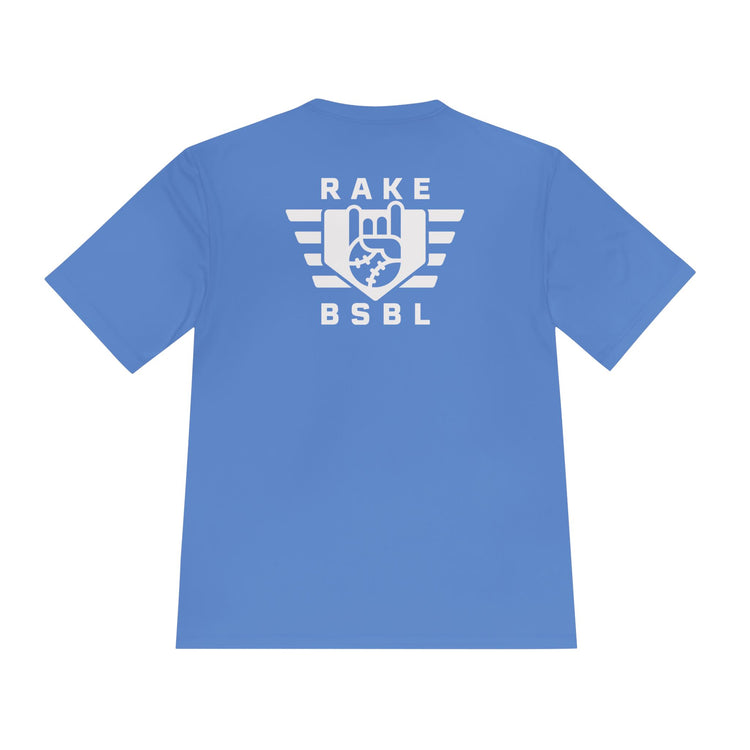 Rake Flag Dry Fit Tee - Rake Baseball Company - RAKE BASEBALL | BASEBALL T-SHIRT | BASEBALL CLOTHING | GOOD VIBES ONLY