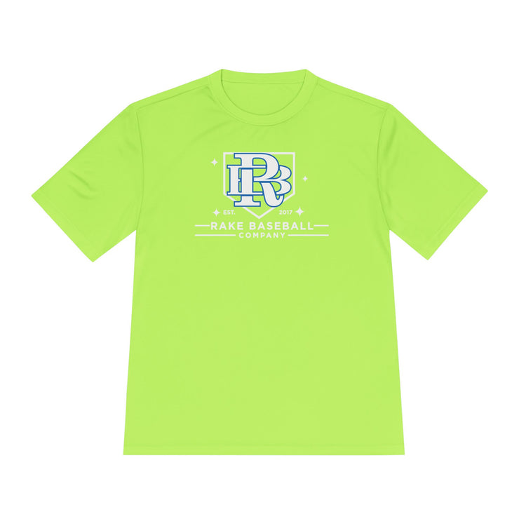 Rake Baseball Homeplate Tee Dry Fit Tee - Rake Baseball Company - RAKE BASEBALL | BASEBALL T-SHIRT | BASEBALL CLOTHING | GOOD VIBES ONLY