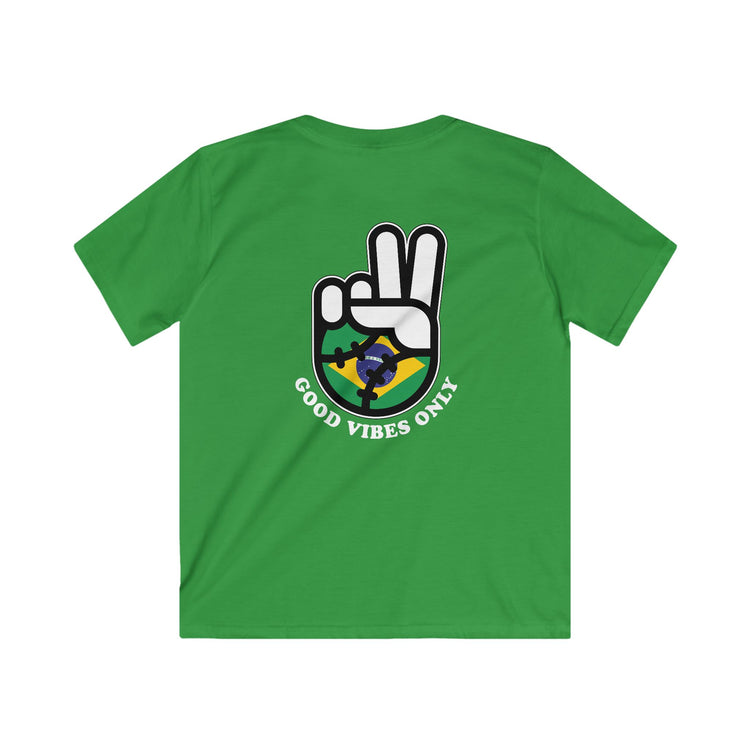 Kids Brazil Inspired WBC Edition Tee - Rake Baseball Company - RAKE BASEBALL | BASEBALL T-SHIRT | BASEBALL CLOTHING | GOOD VIBES ONLY