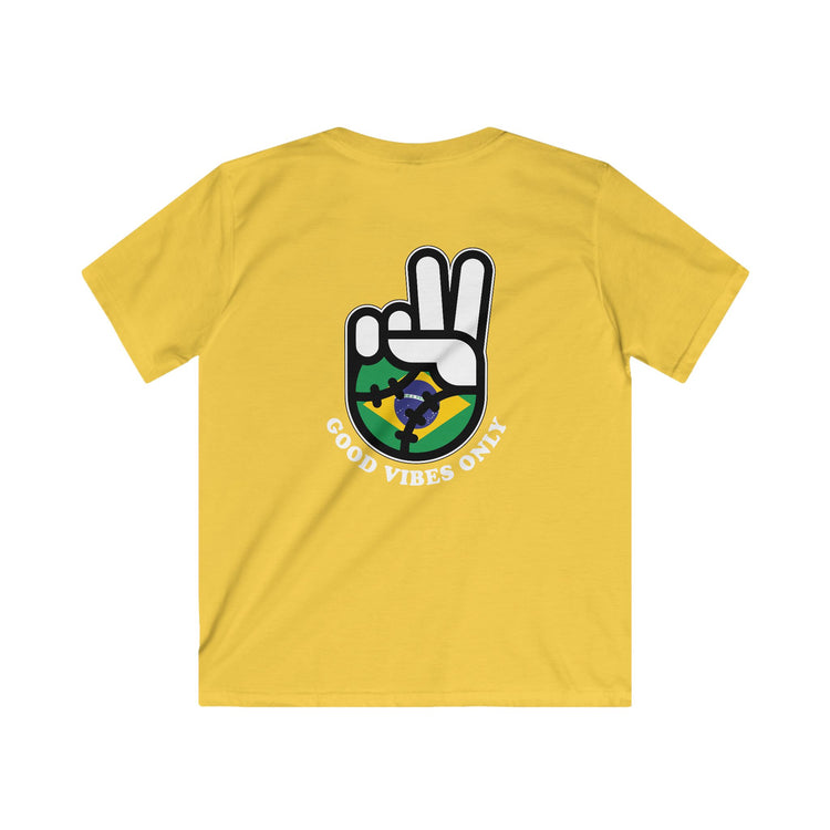 Kids Brazil Inspired WBC Edition Tee - Rake Baseball Company - RAKE BASEBALL | BASEBALL T-SHIRT | BASEBALL CLOTHING | GOOD VIBES ONLY