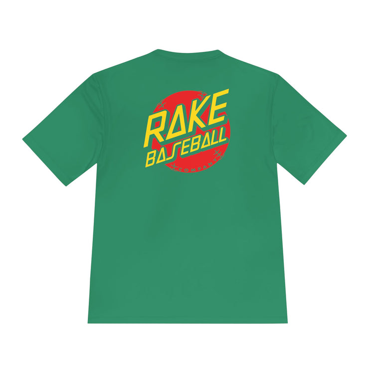 Rake Dot Dry Fit Tee - Rake Baseball Company - RAKE BASEBALL | BASEBALL T-SHIRT | BASEBALL CLOTHING | GOOD VIBES ONLY