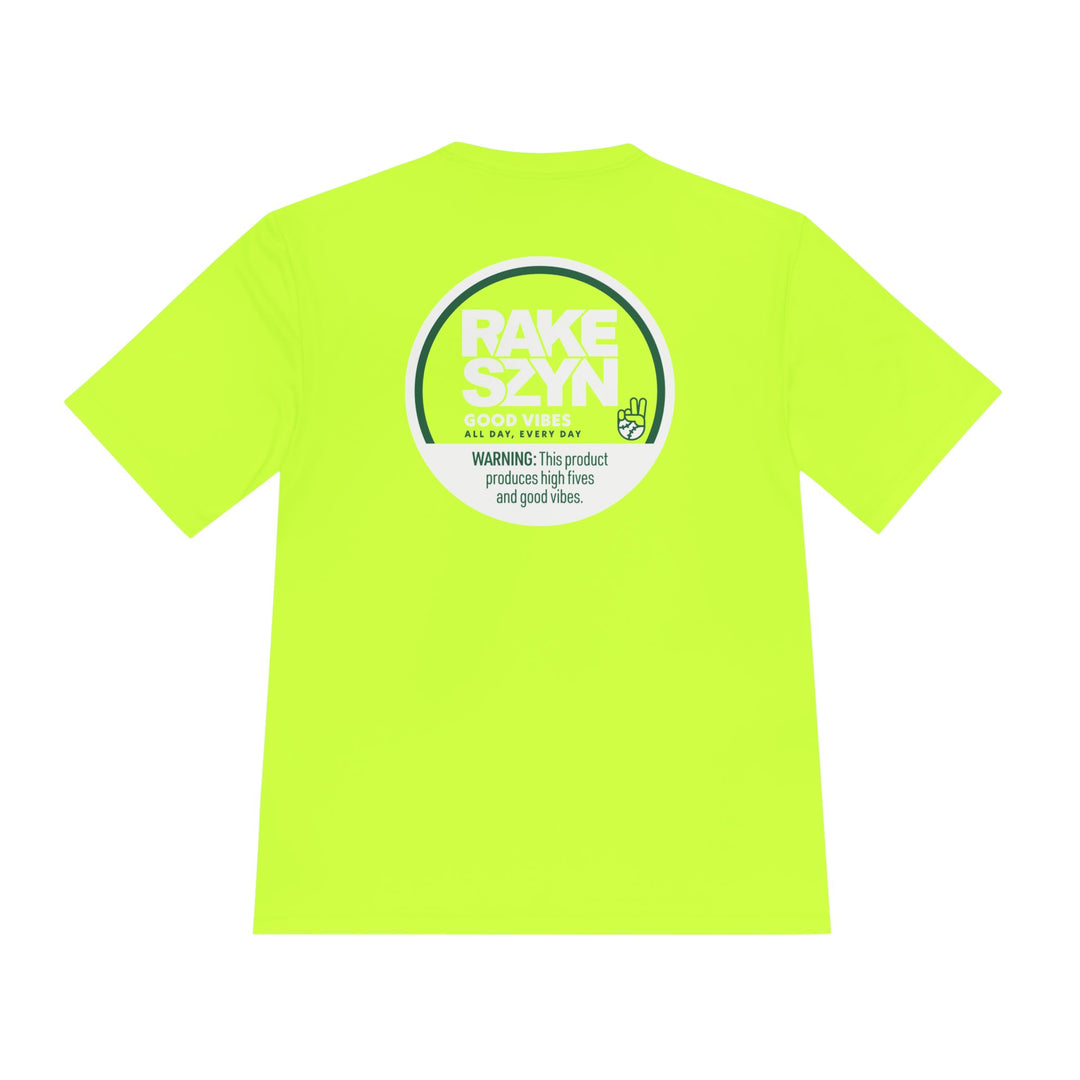 Rake SZYN Dry Fit Tee - Rake Baseball Company - RAKE BASEBALL | BASEBALL T-SHIRT | BASEBALL CLOTHING | GOOD VIBES ONLY