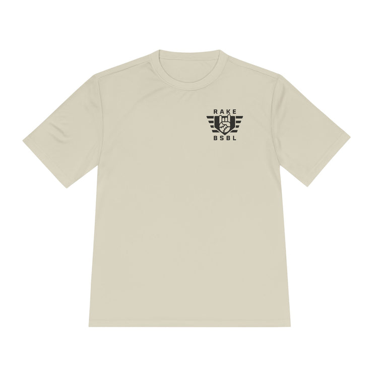 Rake Flag Dry Fit Tee - Rake Baseball Company - RAKE BASEBALL | BASEBALL T-SHIRT | BASEBALL CLOTHING | GOOD VIBES ONLY