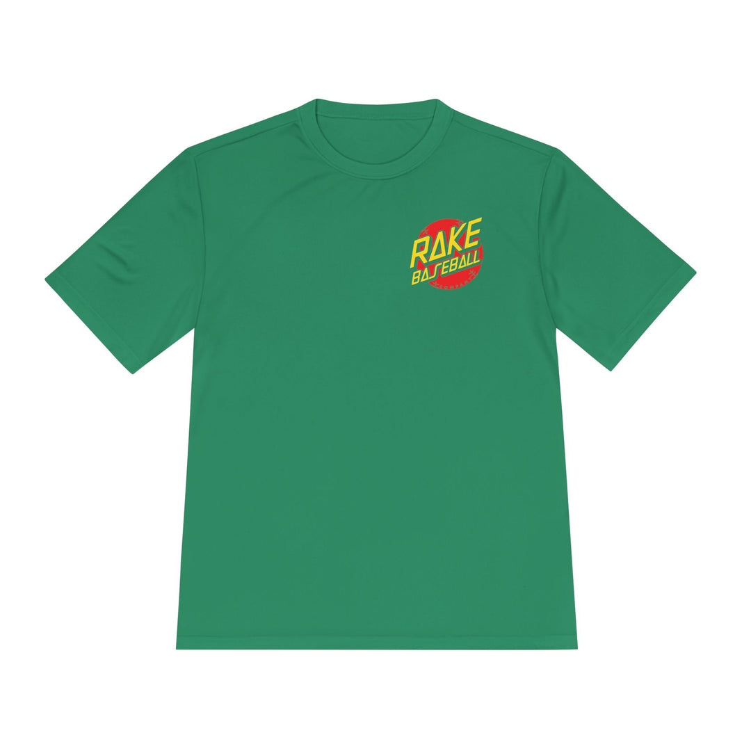 Rake Dot Dry Fit Tee - Rake Baseball Company - RAKE BASEBALL | BASEBALL T-SHIRT | BASEBALL CLOTHING | GOOD VIBES ONLY