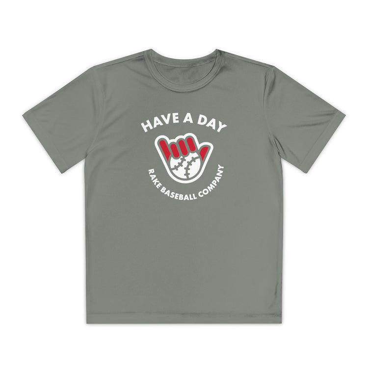 Kids Have A Day Dry Fit Tee - Rake Baseball Company - RAKE BASEBALL | BASEBALL T-SHIRT | BASEBALL CLOTHING | GOOD VIBES ONLY