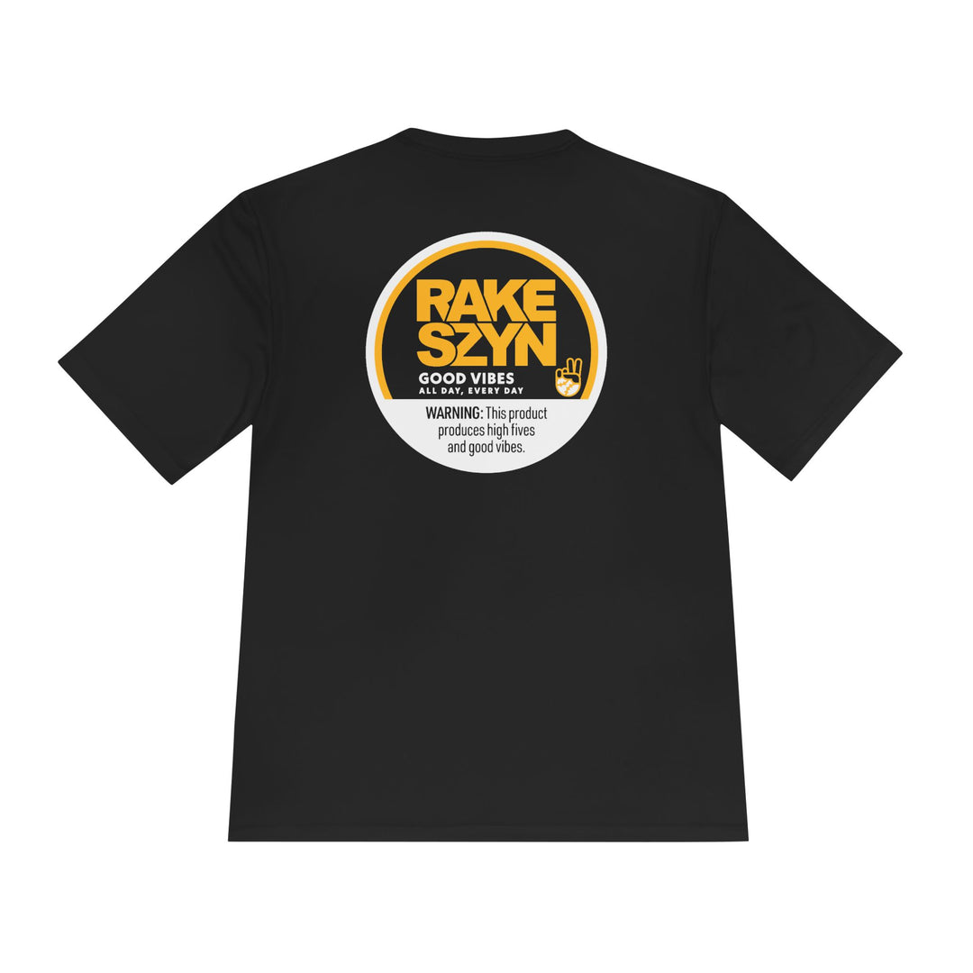 Rake SZYN Dry Fit Tee - Rake Baseball Company - RAKE BASEBALL | BASEBALL T-SHIRT | BASEBALL CLOTHING | GOOD VIBES ONLY