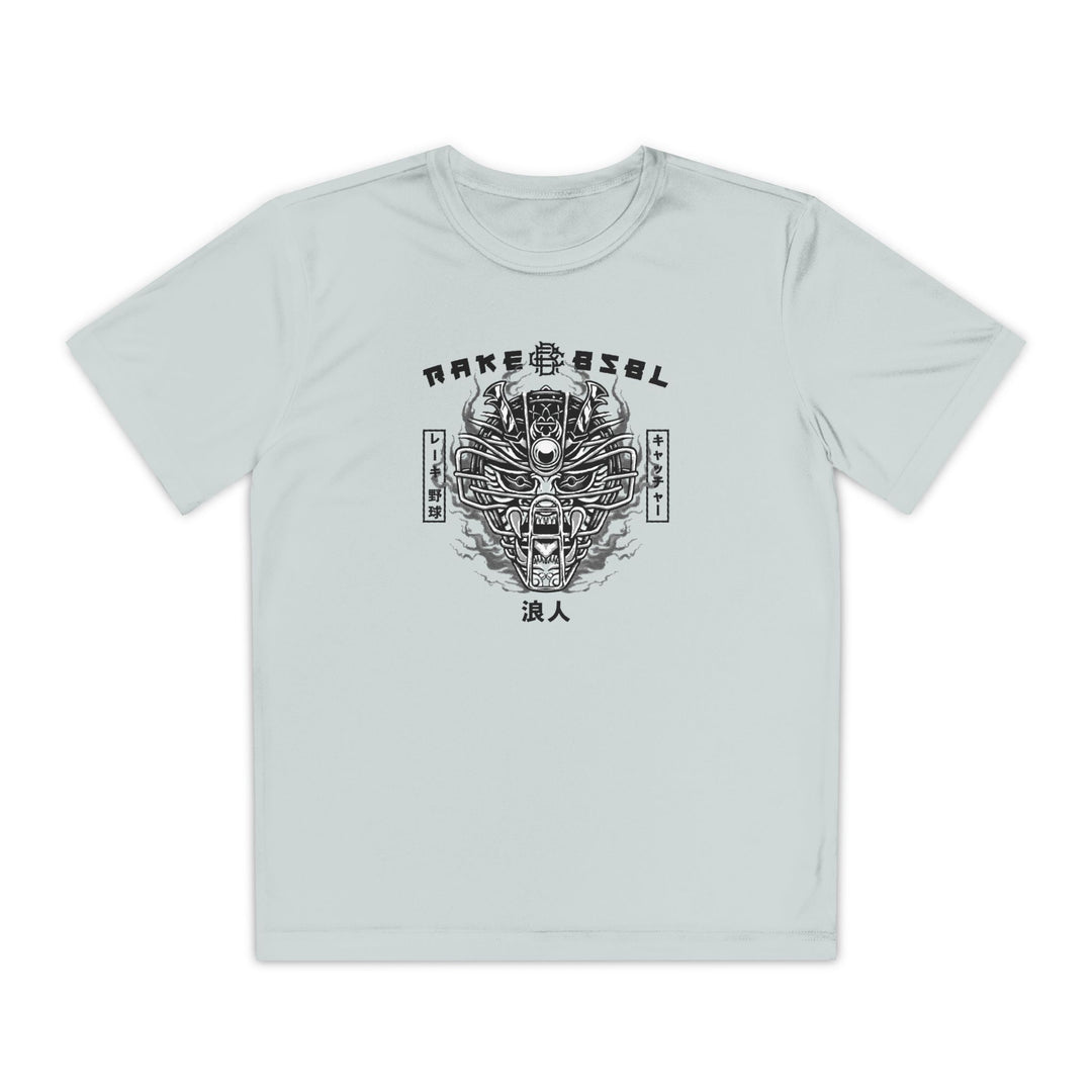 Kids Ronin Catchers Dry Fit Tee - Rake Baseball Company - RAKE BASEBALL | BASEBALL T-SHIRT | BASEBALL CLOTHING | GOOD VIBES ONLY
