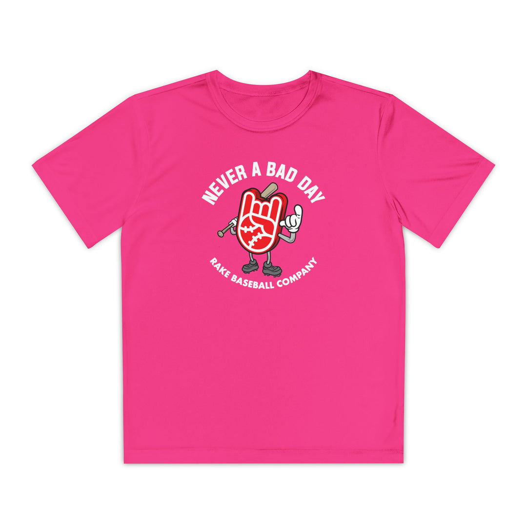 Kids "Never A Bad Day" Dry Fit Tee
