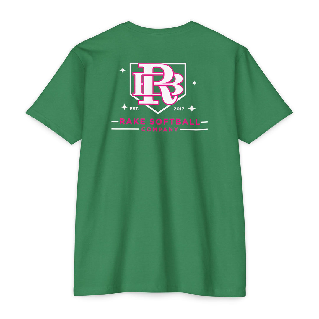 RB Homeplate Softball Tee - Rake Baseball Company - RAKE BASEBALL | BASEBALL T-SHIRT | BASEBALL CLOTHING | GOOD VIBES ONLY